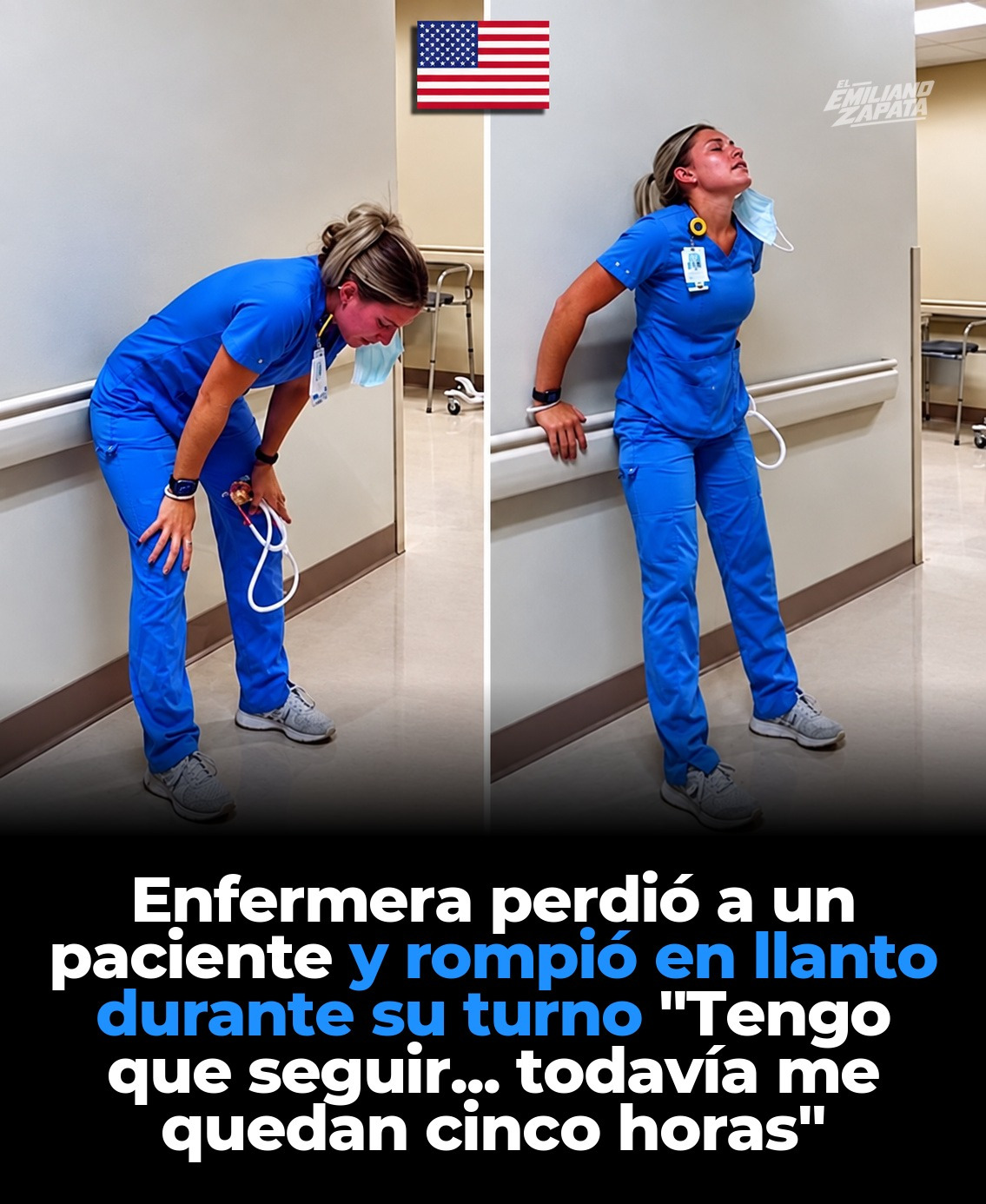 Enfermera grabó un TikTok tras perder a un paciente y las redes se le fueron encima