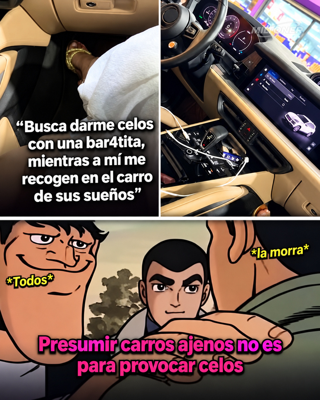 La ‘baratita’ del video no era la que él quería presumir: el tiro le salió al revés
