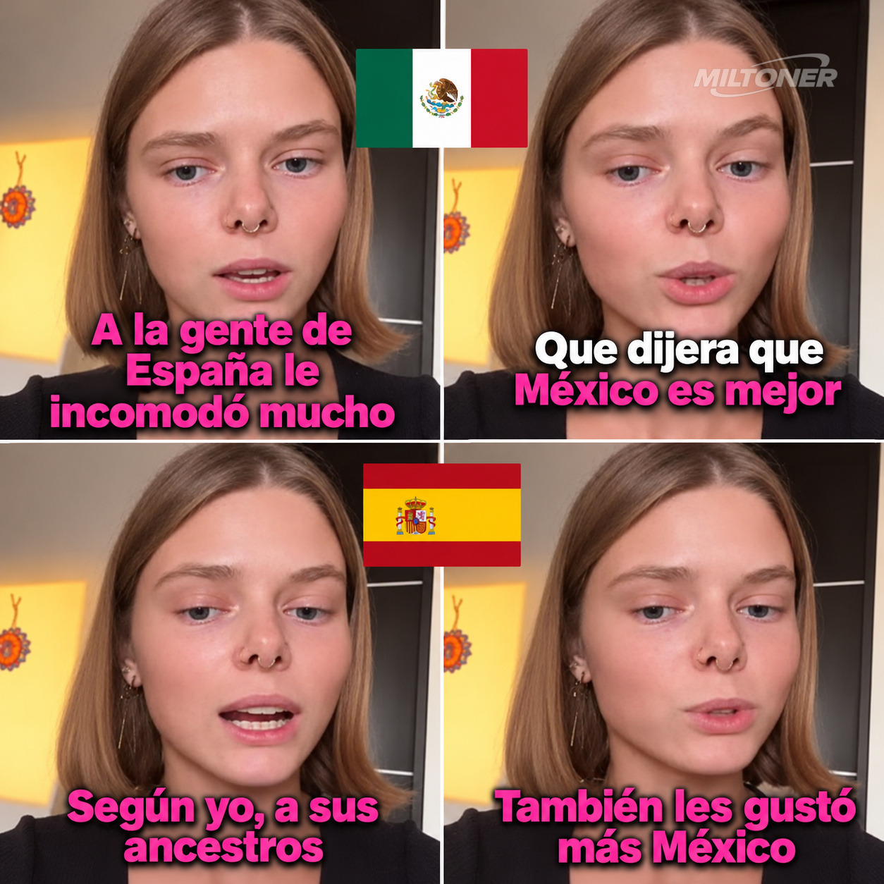 La ucraniana que encendió redes al decir que México le gana a España
