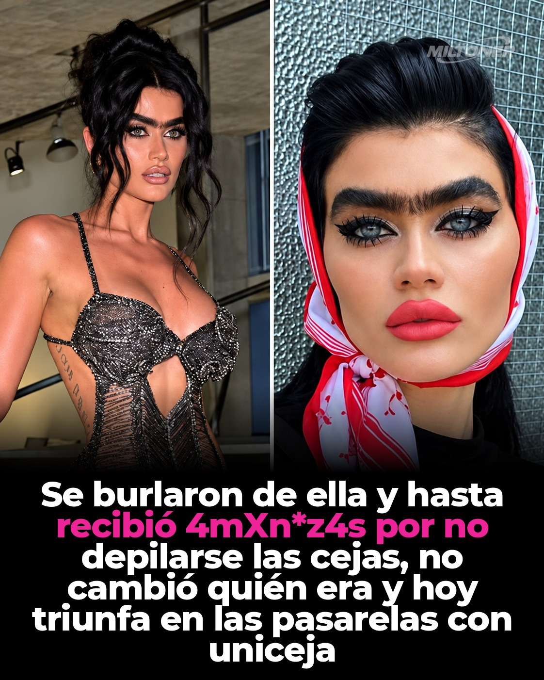 Sophia Hadjipanteli y la ceja unida que la hizo viral y cambió su carrera