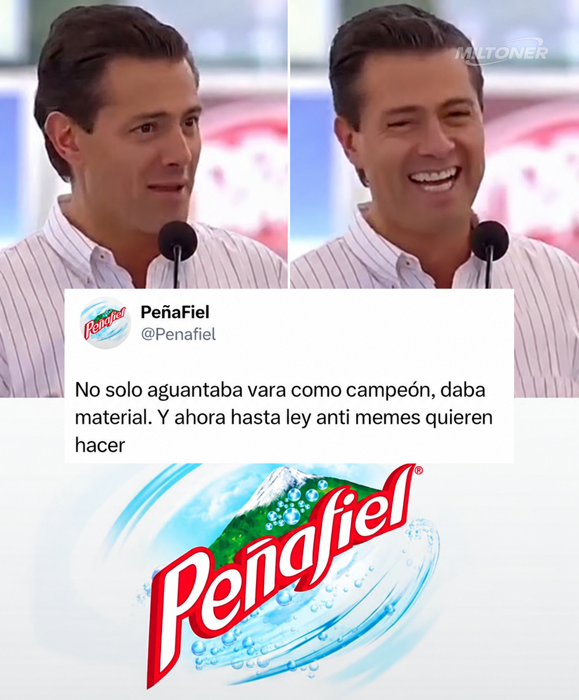 Peñafiel revivió el chiste de Peña Nieto y volvió a encender los memes