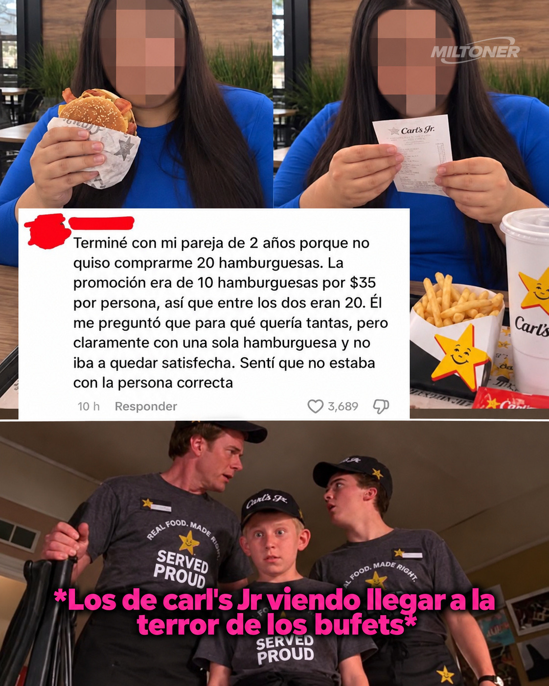 La promo de Carl’s Jr. por 35 pesos que terminó en ruptura y debate en redes