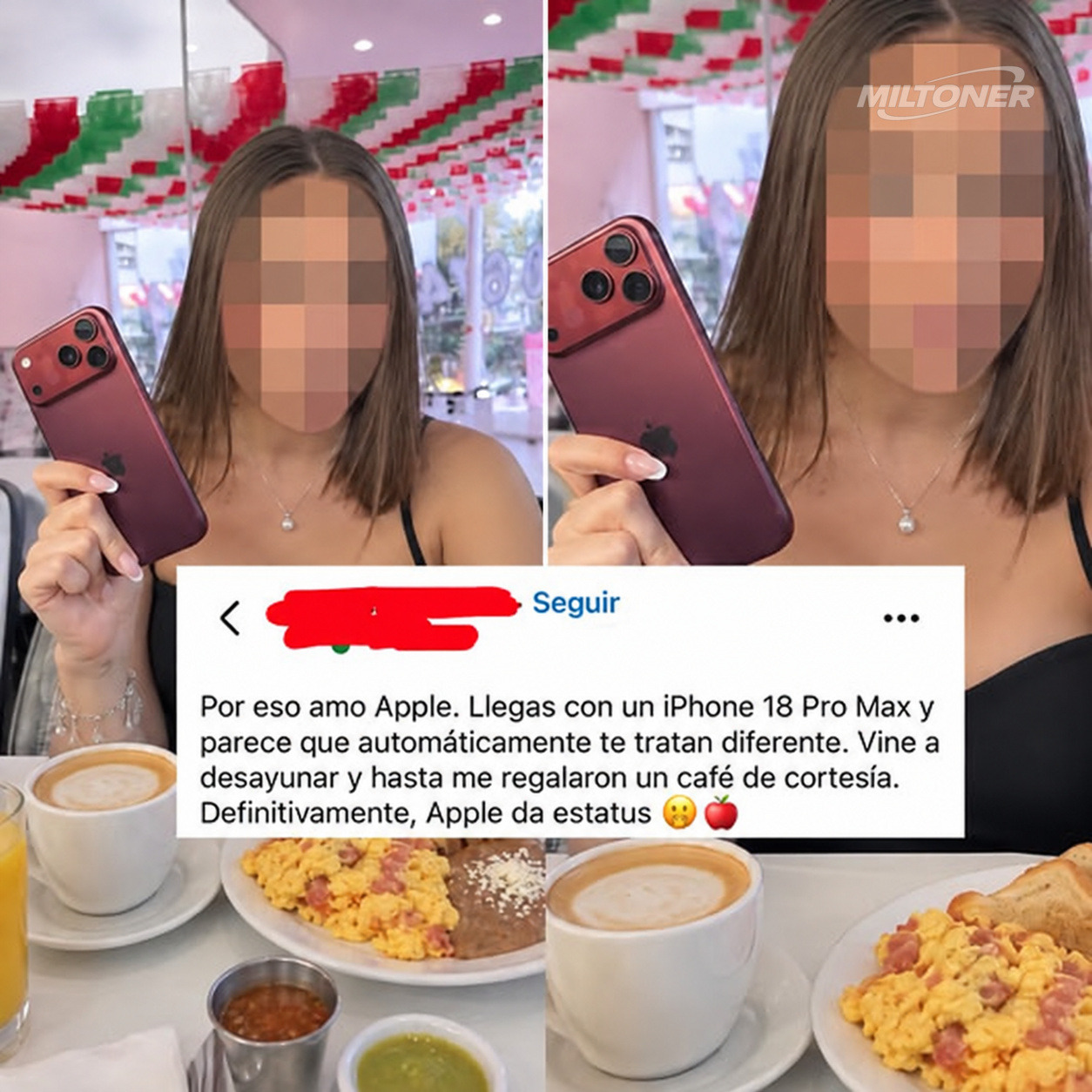 El supuesto “iPhone 18 Pro Max” que habría dado trato VIP en un restaurante
