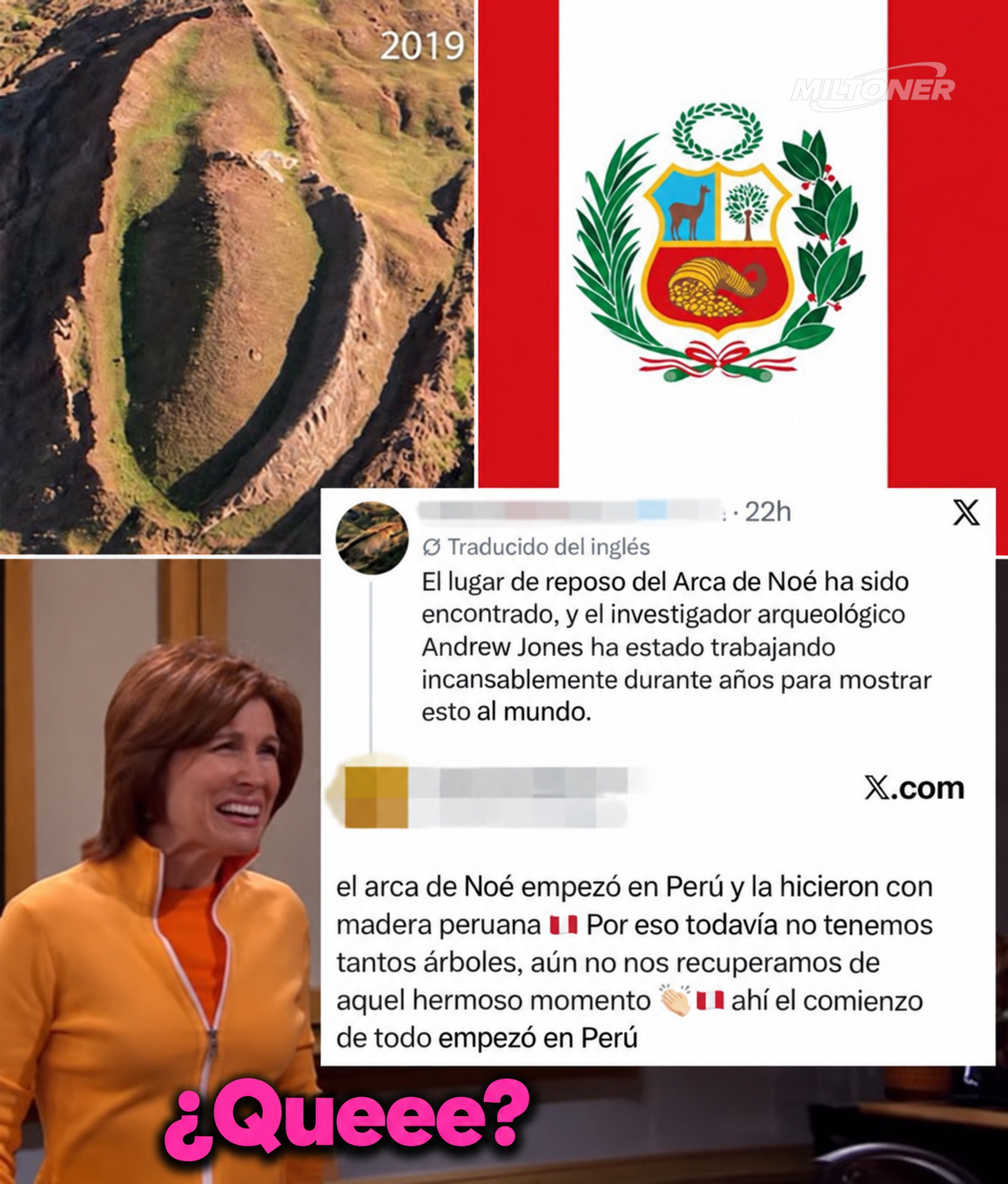 El “hallazgo” del Arca de Noé en Turquía que desató memes… y una broma peruana