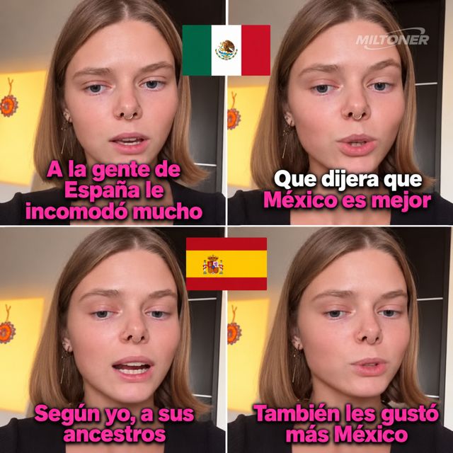 La ucraniana que encendió redes al decir que México le gana a España