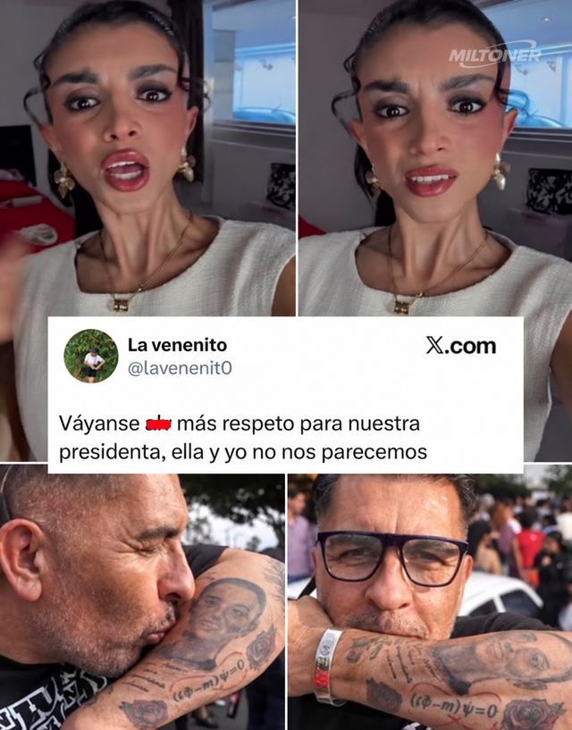 La confusión con Melany y el tatuaje de Claudia Sheinbaum que desató burlas en redes